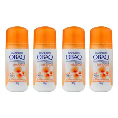 Garnier - Obao Desodorante Roll On Mujer Frescura Intensa X4 Und