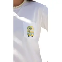 GENERICO - POLO CON BOLSILLO ESTAMPADO