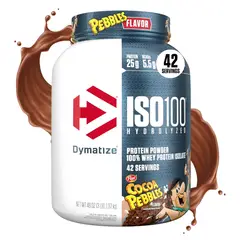 Dymatize - Iso 100 3 LB Proteina Hidrolizada - Cocoa Pebbles