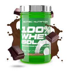 SCITEC NUTRITION - 100 % Whey Isolate - Proteina Isolatada 700 g - Chocolate