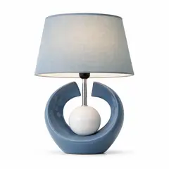 GENERICO - Lámpara de Mesa Moderna Decorativa Base de Cerámica Diseño Elegante para Dormitorio y Sala