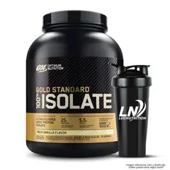 OPTIMUN NUTRITION - Proteina Gold Standard Isolate 5 LB - Rich Vainilla + Shaker