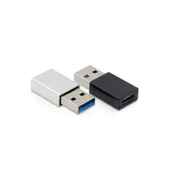 NANOTRON TECHNOLOGIES - Adaptador OTG de ALUMINIO Tipo C a USB 3.1 carga, transmisión de datos, audio y periféricos