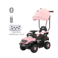 GENERICO - BUGGY GUIADOR A BATERIA CON CONTROL REMOTO 3 EN 1