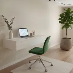 GENERICO - Escritorio Flotante Blanco 120 cm