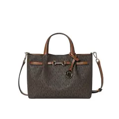 MICHAEL KORS - BOLSO SATCHEL MUJER CARSON MARRÓN