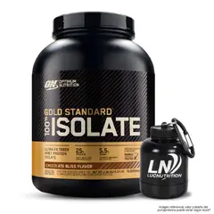 Optimum Nutrition - Gold Standard Isolate 5 LB - Chocolate Bliss + Portaproteina