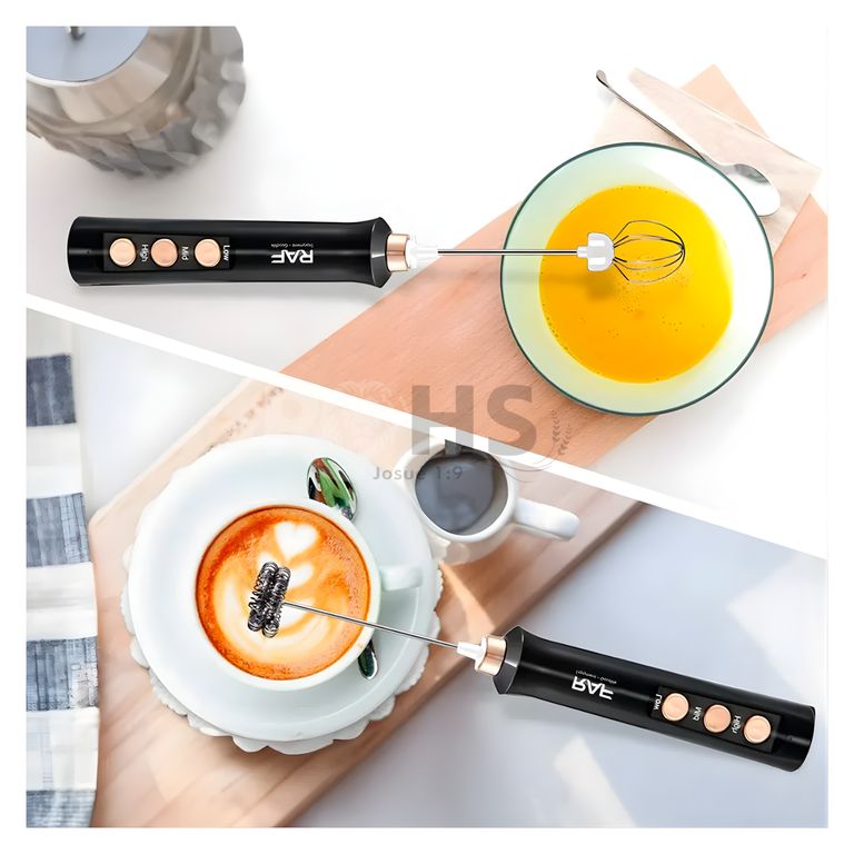 Batidor de Mano Portátil Para Café y Huevos 3 en 1 RAF