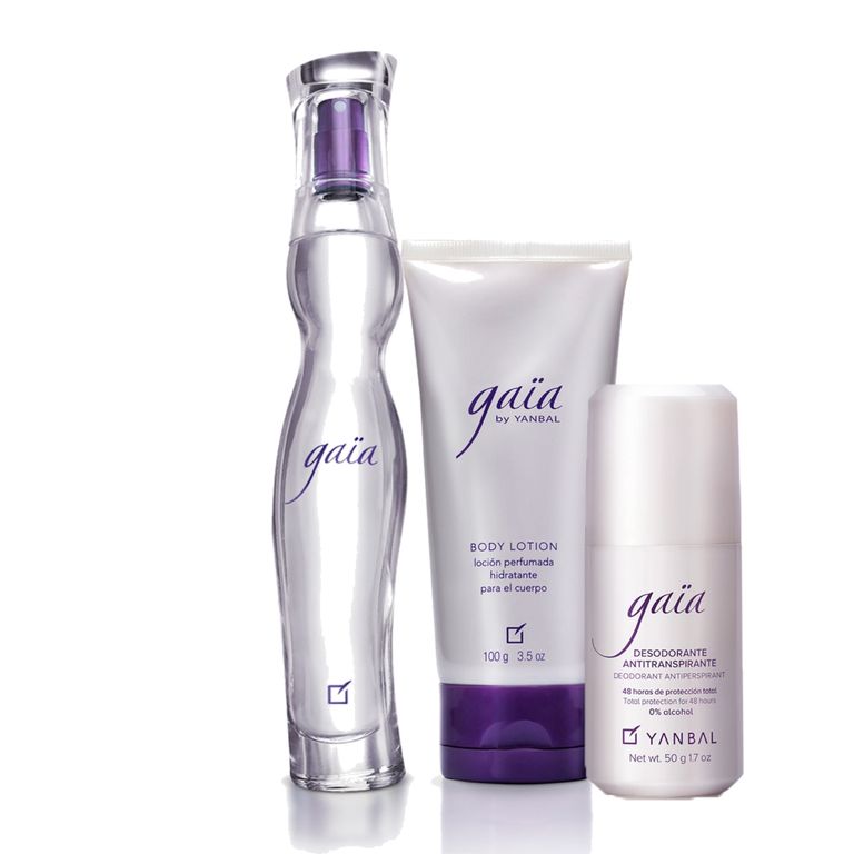 Gaia Perfume Con Desodorante Y Body Lotion
