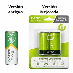 CAFINI - Batería recargable de litio 26650 PACK 2 Unidades 3000mAh