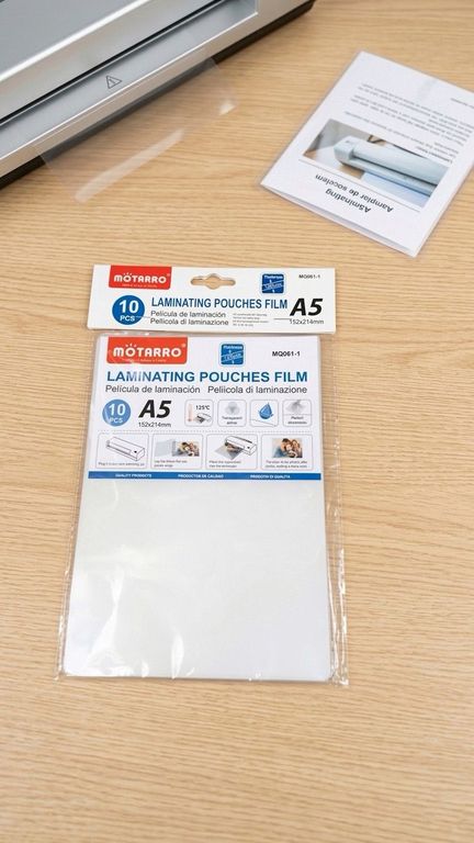 PELICULA DE LAMINACION A5 152 X 214