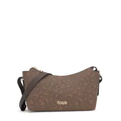 TOUS - BOLSO MEDIANO KAOS MINI LINES MARRÓN