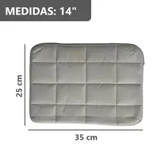 GENERICO - Funda Acolchada para Laptop Portátil de 14 pulgadas - Beige