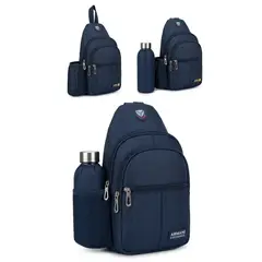 GENERICO - Morral Bolso Mochila Deportiva Cruzada Multicolor
