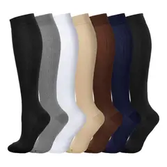 GENERICO - Calcetines de Compresión de Nailon para Mujer Talla XL