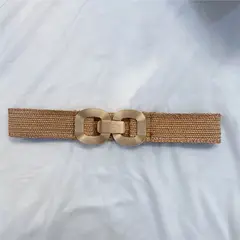 KAST PE - Correa Elástica Runa gruesa Mujer Dorado