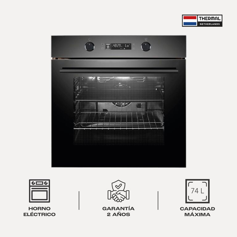 HORNO MULTIFUNCIÓN THERMAL I-OVEN SMART ZWART