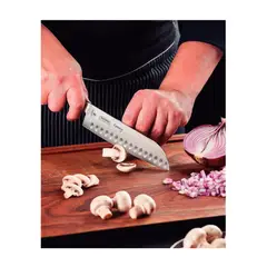 TRAMONTINA - CUCHILLO SANTOKU CENTURY 7 PULGADAS ACERO INOXIDABLE MANGO POLICARBONATO
