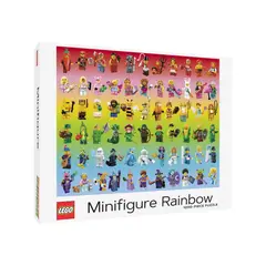 LEGO - Rompecabeza Minifigure Rainbow 1000 Piezas Jigsaw