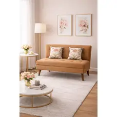 ARTSOFA - Sofá Nube Dos Cuerpos Camel antifluido + Obsequio