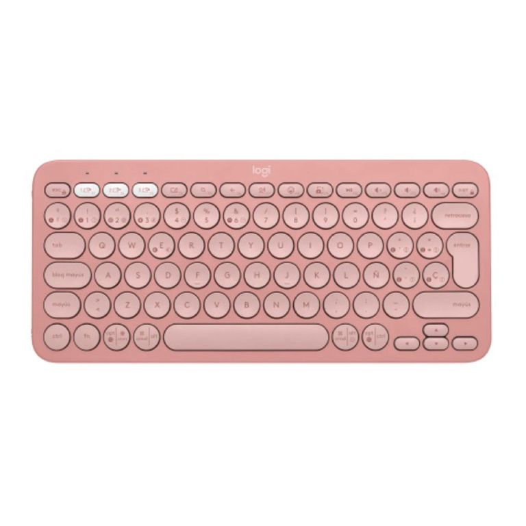 TECLADO PEBBLE 2 K380S ROSA l P-N920-011785