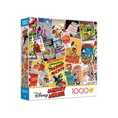 MICKEY MOUSE - Rompecabeza Vintage Poster Collage 1000 Piezas