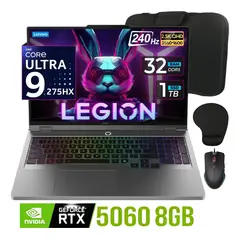 LENOVO - Laptop gamer Legion 5 2025 16" WQXGA 240Hz ULTRA 9 275HX RAM 32GB 1TB SSD RTX 5060 8GB