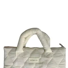 GENERICO - Funda Acolchada para Laptop Portátil de 14 pulgadas tipo Bolso - Crema