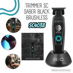 GENERICO - Trimmer Cordless StyleCraft Saber Black - SC403B