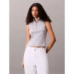 CALVIN KLEIN - Camiseta sin mangas con cremallera CK
