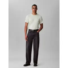 CALVIN KLEIN - Camiseta de algodón supima con logo CK