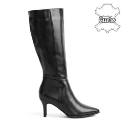 KALURI - Bota Alta para Mujer Kiara 05A Negra