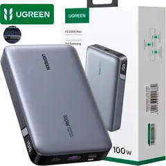 UGREEN - Power Bank PB720 20000mAh 100W Cargador Portátil para Laptop, iPhone, MacBook
