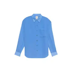 CALVIN KLEIN - Blusa de manga remangable CK