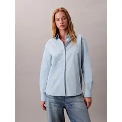 CALVIN KLEIN - Camisa de rayas con botones CK