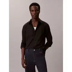 CALVIN KLEIN - Camisa slim en tejido técnico elástico CK