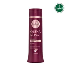 HASKELL COSMETICOS - Shampoo Haskell Quina Rosa 300 ml – Revitaliza Cabellos Opacos - Brillo y Antifrizz