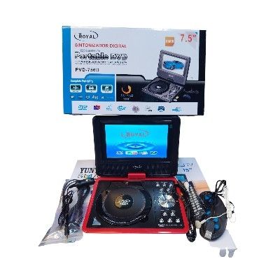DVD PORTÁTIL 7.5 Pulgadas TV SINTONIZADOR DIGITAL USB + JUEGOS