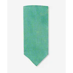 Andrew'S Ties - Corbatón - Ascot Verde Claro con Diseño Azulino