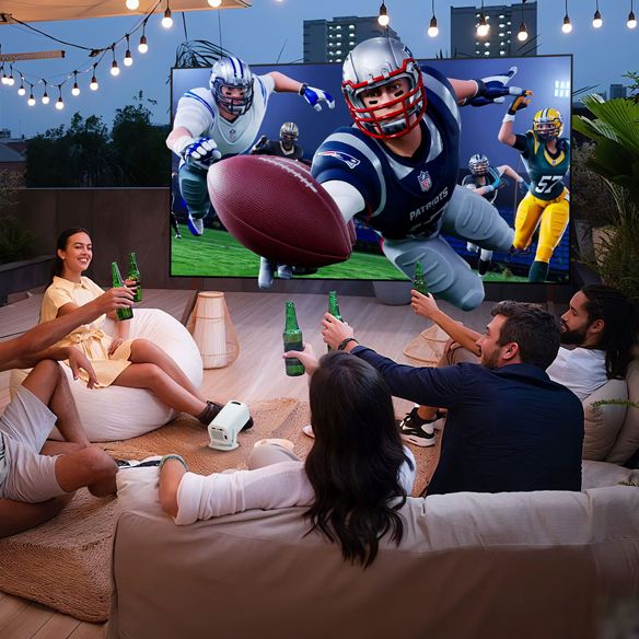 Proyector Portatil 4k Wifi 6 Android 14