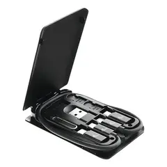GENERICO - ESTUCHE MULTIFUNCIONAL XTC-570 TIPO C A USB A USB C MICROUSB LIGHTNING