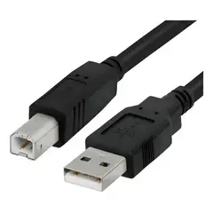 GENERICO - Cable USB-A Macho a USB-B Macho 18M XTC-307 - Xtech