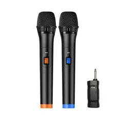 FIDDLER - Kit 2 Micrófonos Inalámbricos con Bluetooth