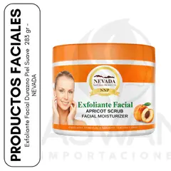 NEVADA NATURAL PRODUCTS - Exfoliante Facial Durazno Piel Suave 283 gr - NEVADA