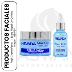 NEVADA NATURAL PRODUCTS - Pack Crema Facial + Suero Facial De Celulas Madre - NEVADA