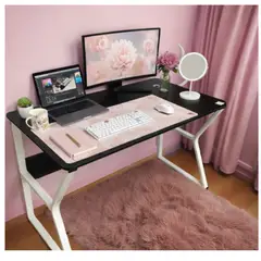 GENERICO - ESCRITORIO MODERNO CON ESTANTE INTERIOR