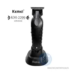 KEMEI - Trimmer KM-2299 Negro con Base