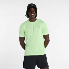 NEW BALANCE - Polo Running Athletics T-Shirt Hombre