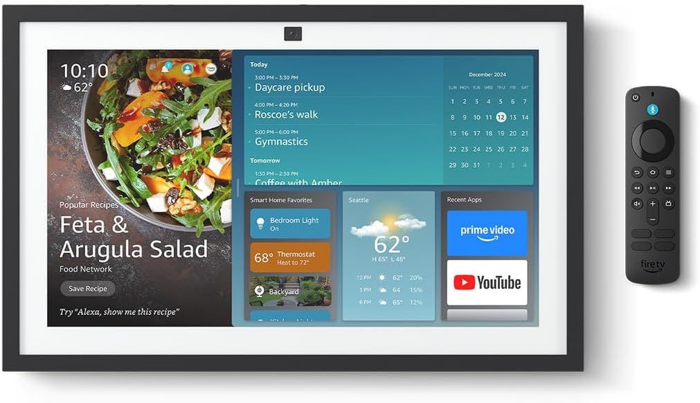 Pantalla Inteligente Echo Show 15 para Hogar con Alexa