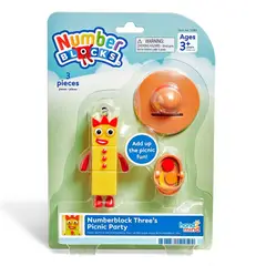 LEARNING - Numberblocks Figura 3 Picnic Didactico Number Blocks